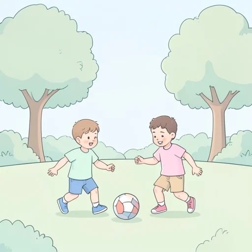 遊ぶ - Từ điển minh họa