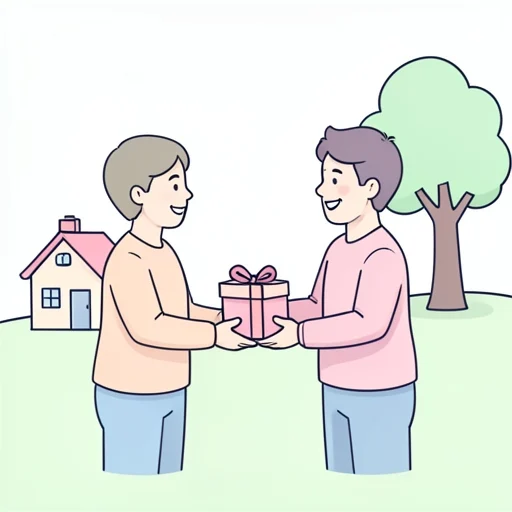 与える - イラスト辞典
