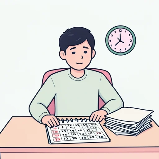 後回し - イラスト辞典