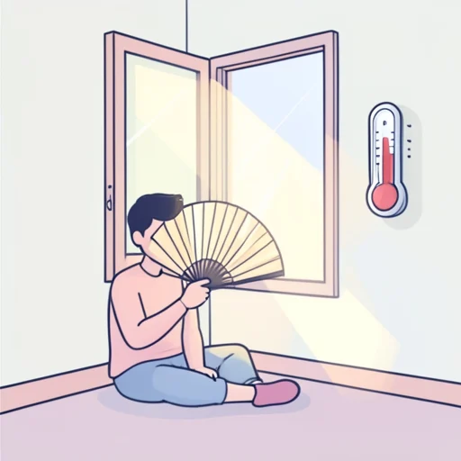 暑かった - Illustrated Dictionary