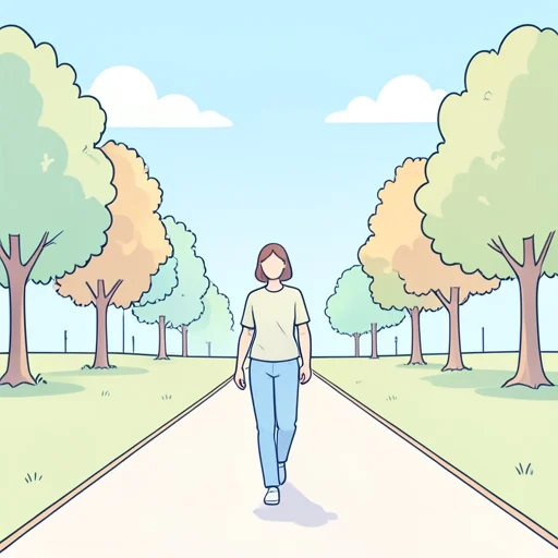 歩む - イラスト辞典