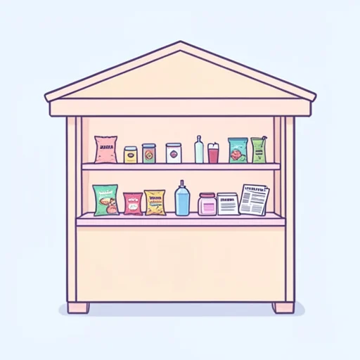 売店 - Dicionário ilustrado