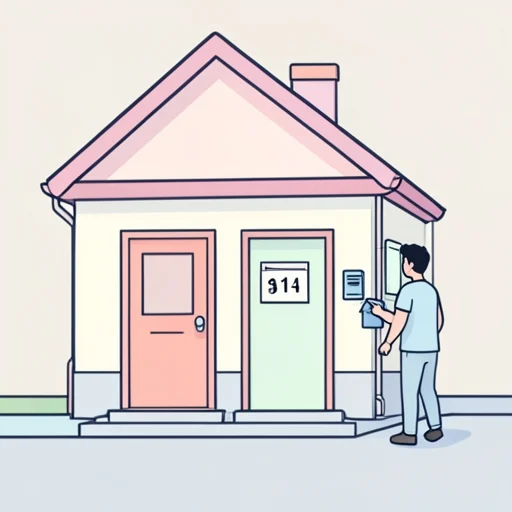 番地 - イラスト辞典