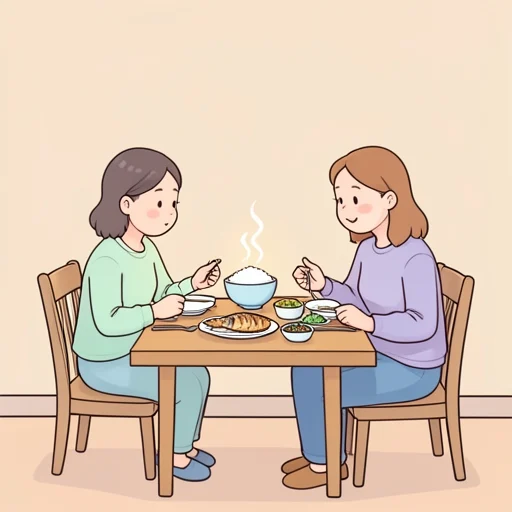 晩ご飯 - Dizionario illustrato