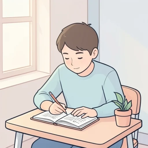 勉強しています - 그림 사전