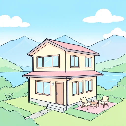 別荘 - イラスト辞典