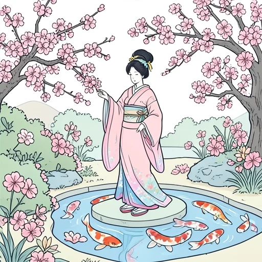 美人 - Illustrated Dictionary
