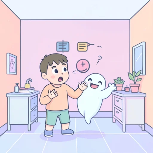 びっくりする - 그림 사전