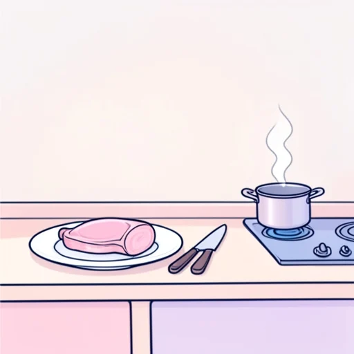 豚肉 - 그림 사전
