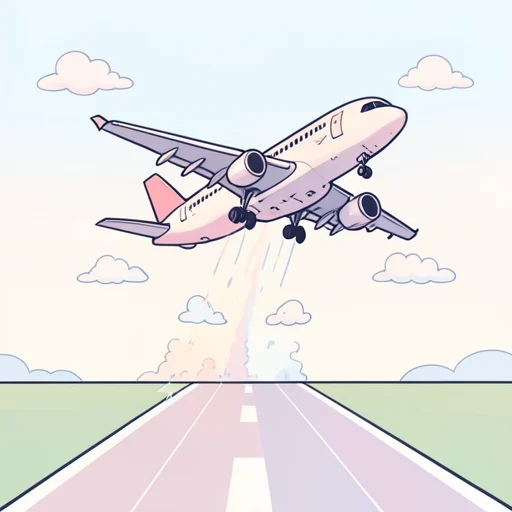 着陸 - Illustrated Dictionary