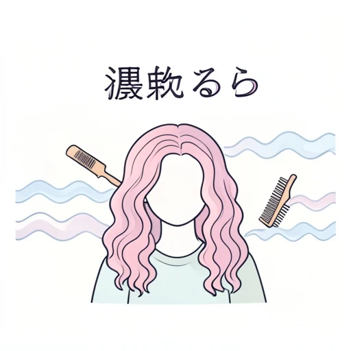 縮れる - Illustrated Dictionary