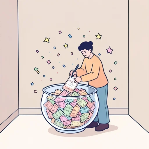 抽選 - Illustrated Dictionary