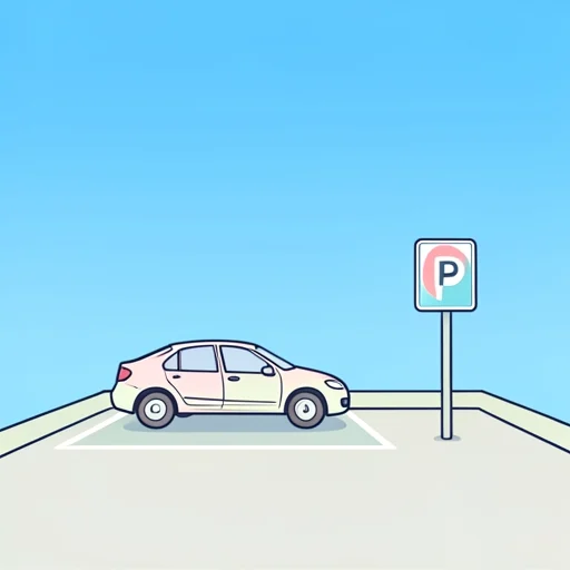 駐車 - พจนานุกรมภาพ