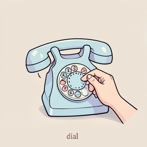 ダイヤル - Diccionario ilustrado