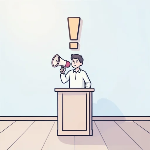 断言 - イラスト辞典