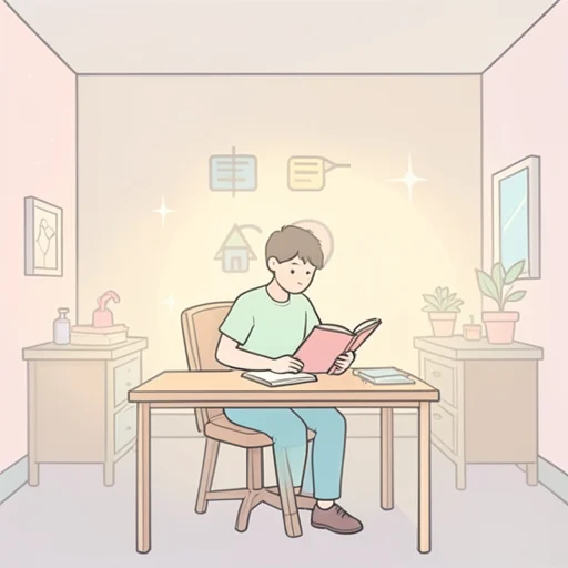 読書 - Illustrated Dictionary