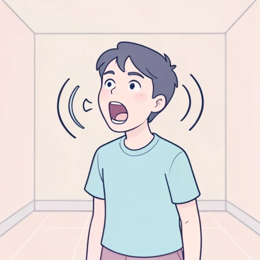 怒鳴る - 그림 사전