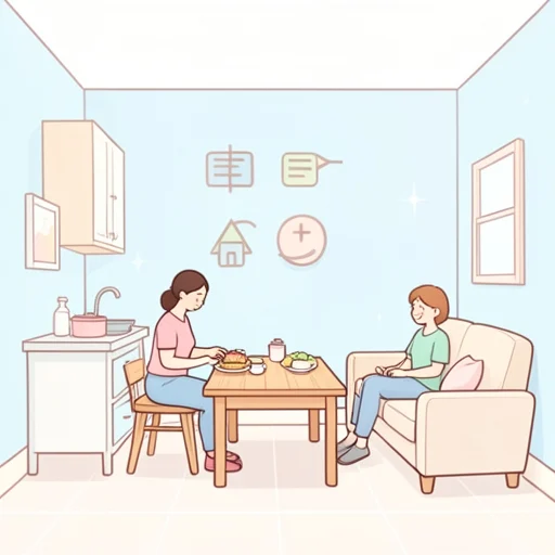 同居 - イラスト辞典