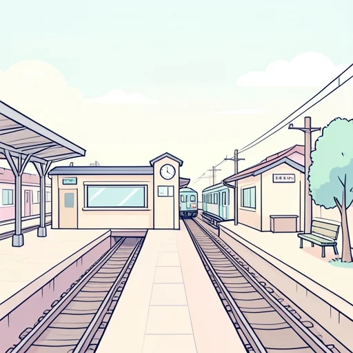 駅 - Illustrated Dictionary