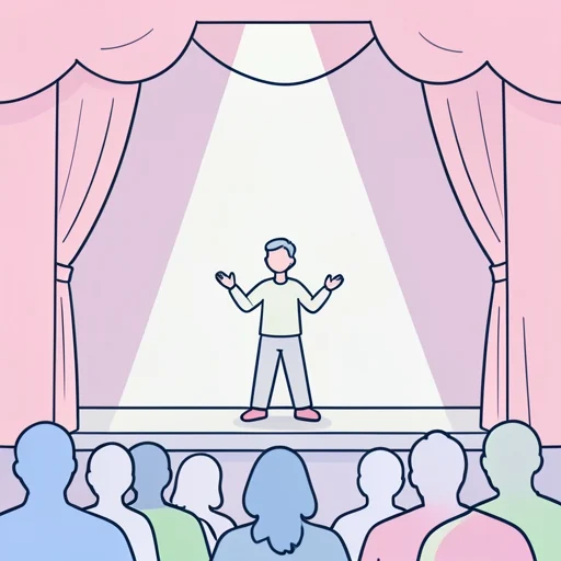 演じる - Illustrated Dictionary
