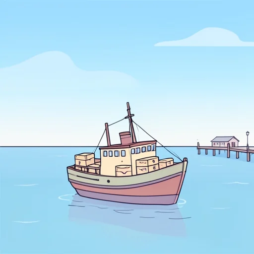 船便 - Dicionário ilustrado