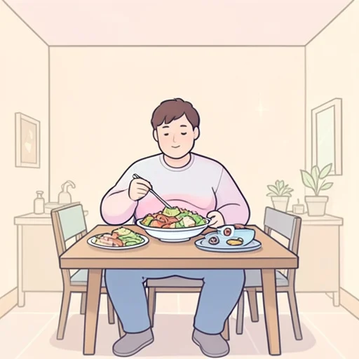 太る - Illustrated Dictionary