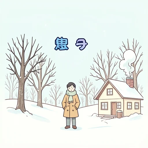 冬 - Dicionário ilustrado