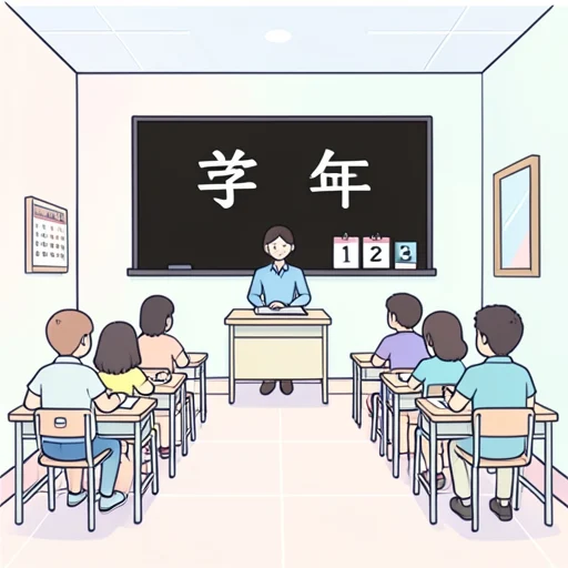 学年 - イラスト辞典