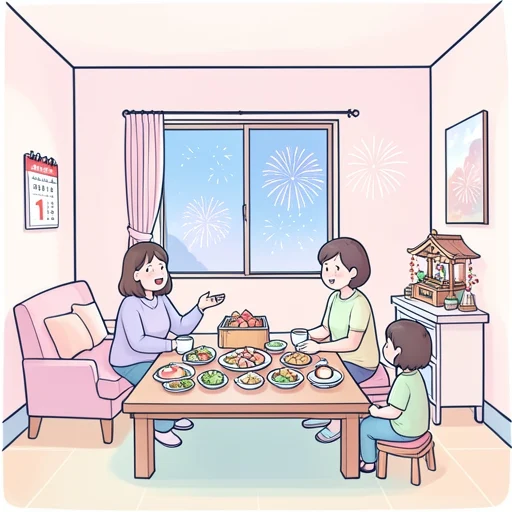 元日 - Illustrated Dictionary