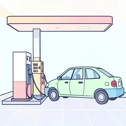ガソリン - พจนานุกรมภาพ