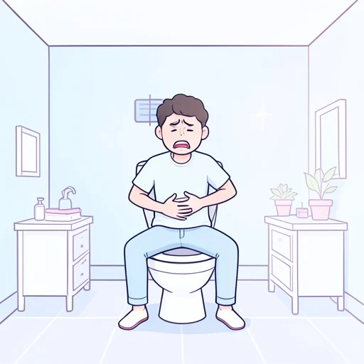下痢 - Từ điển minh họa