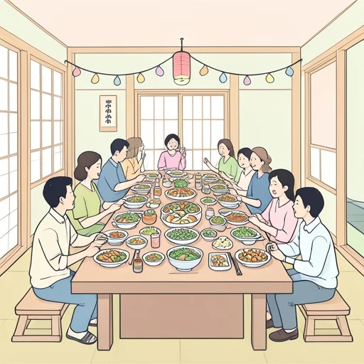 ごちそう - 그림 사전
