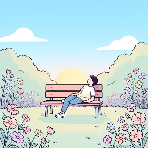 午後 - 그림 사전