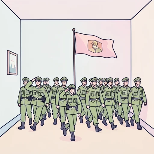 軍 - Illustrated Dictionary