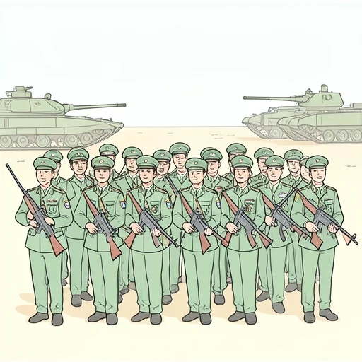 軍隊 - イラスト辞典