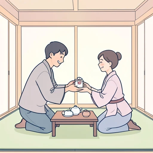 行儀 - พจนานุกรมภาพ