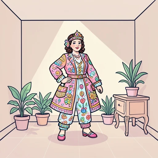 派手 - Từ điển minh họa