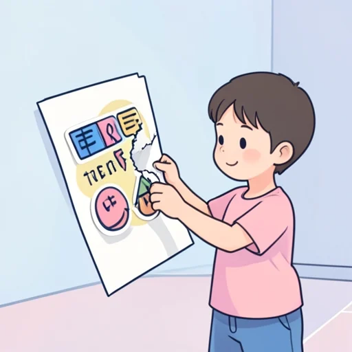 剥がす - Diccionario ilustrado