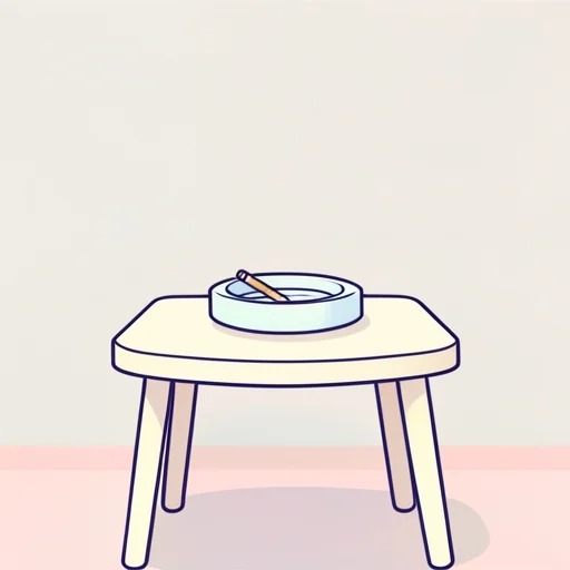 灰皿 - 그림 사전