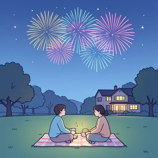 花火 - Dicionário ilustrado