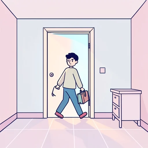 放れる - Illustrated Dictionary