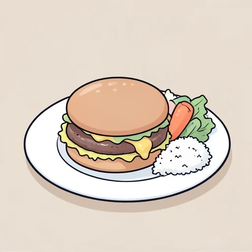 ハンバーグ - Dictionnaire illustré