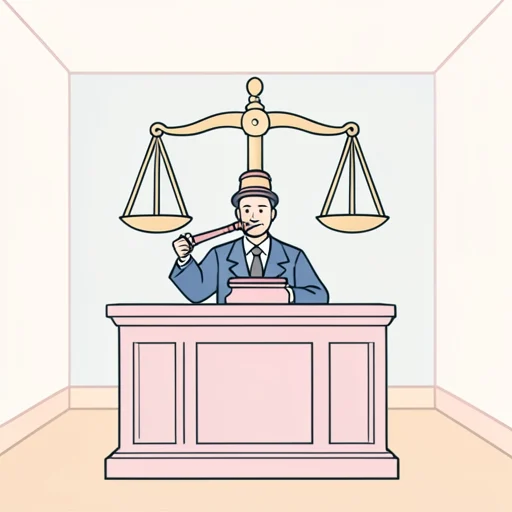 判決 - イラスト辞典