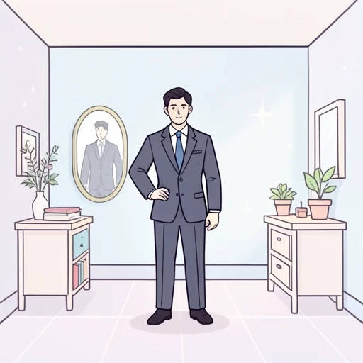 ハンサム - Diccionario ilustrado