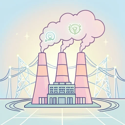 発電 - イラスト辞典