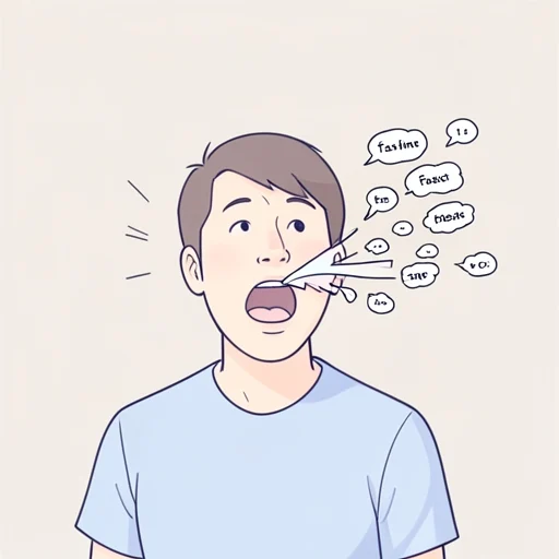 早口 - Illustrated Dictionary