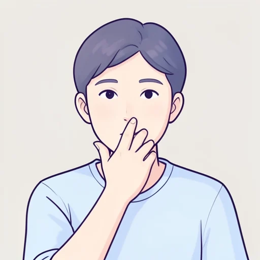 閉口 - 그림 사전