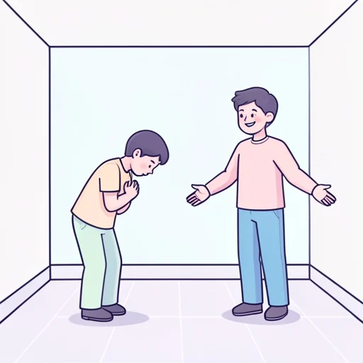 へりくだる - Diccionario ilustrado
