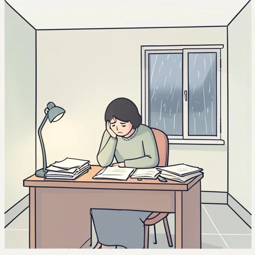悲観 - Từ điển minh họa