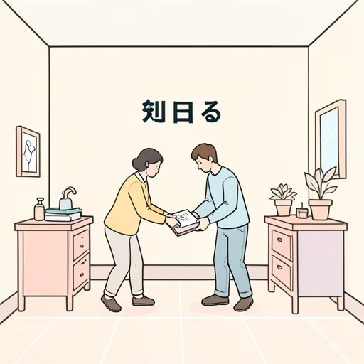 引取る - イラスト辞典